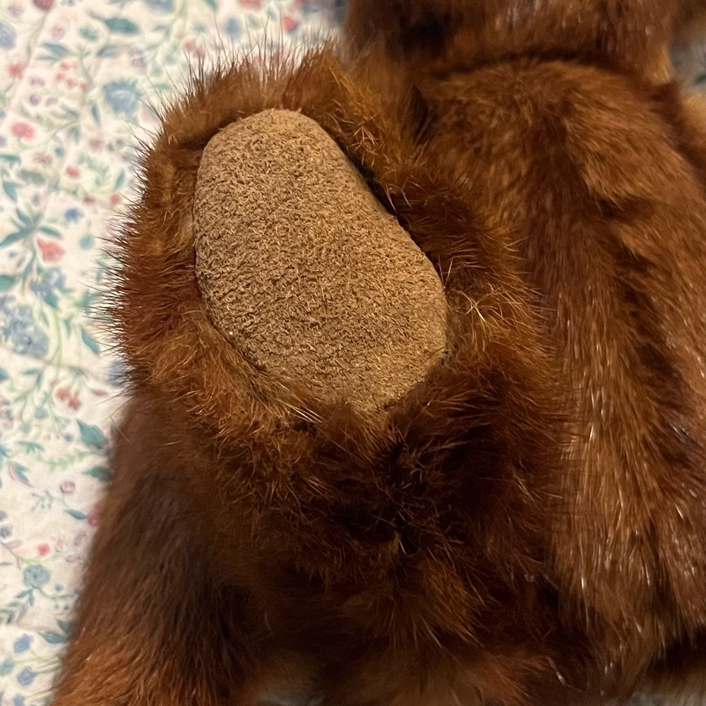 Adorable teddy bear moving arms and legs Fluffy fur Brown Bear - Picture 10 of 10